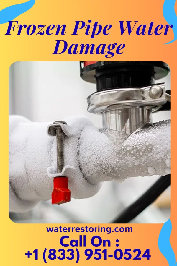 Frozen Pipe Water Damage in New Palestine, IN